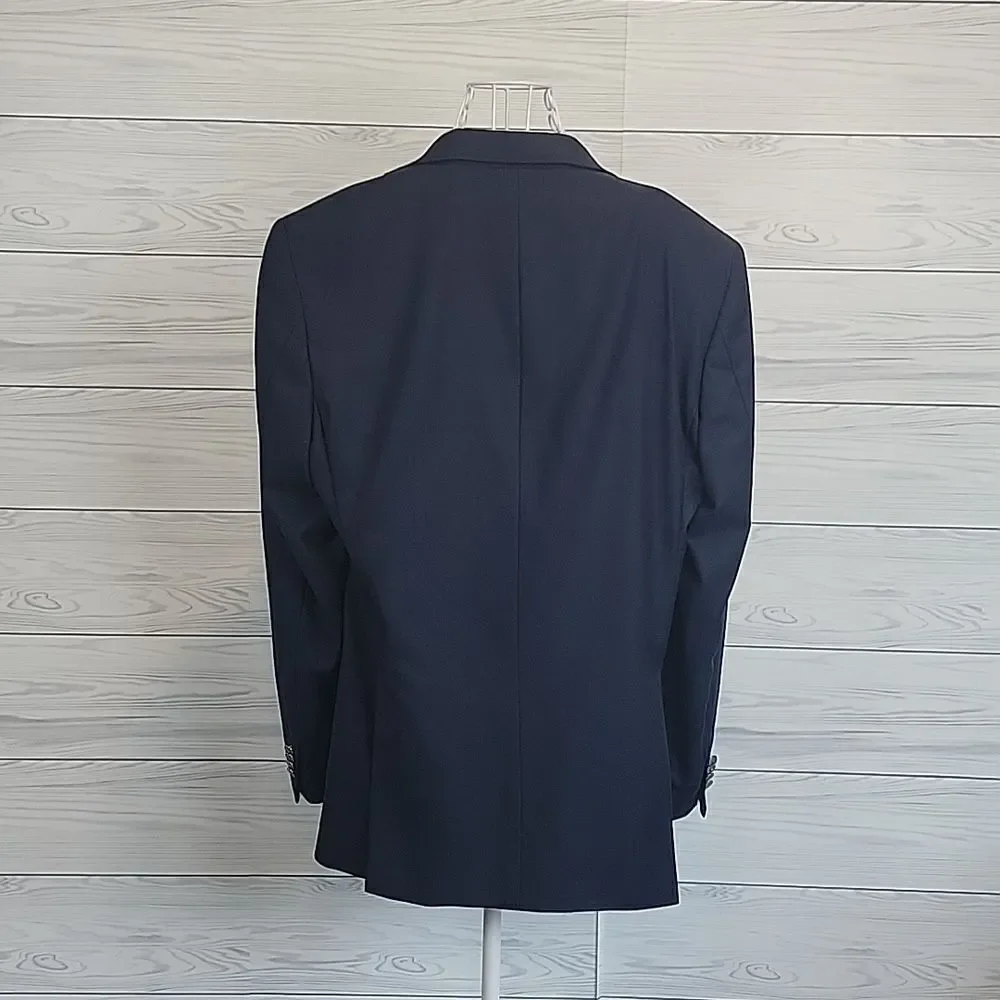 Joseph Abboud navy single breasted sport coat Men's 46 X-Long